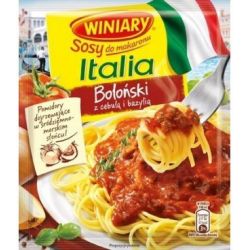 Salsa para espaguetis italiano BOLOGNESE 46g x25 WINIARY