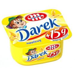 Requeson "DAREK" con sabor de vanilla 150gr x8 MLEKOVITA
