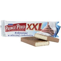 Barquillas"PRINCE POLO XXL" sabor de coco 50g x28 JACOBS