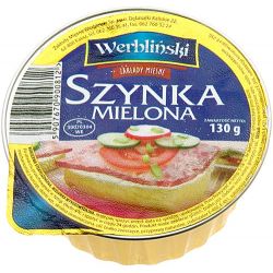 Conserva de carne SZYNKA MIELONA 130g x12 WERBLINSKI