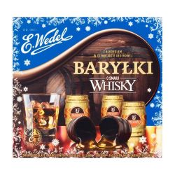 Bombones en caja "BARYLKI" sabor whisky 10x200gr E.WEDEL