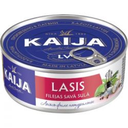 Filete de salmon en su salsa 170g x24 KAIJA