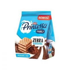 Barquillas ZEBRA con crema de cacao 150g x12 PRINCESSA