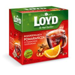 Te LOYD refrescante sabor de naranja en piramidas 20 x2.2g*10 MOKATE