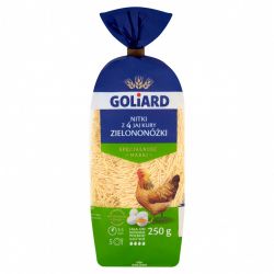 Fideos de huevos de gallina verde 250g x10 GOLIARD