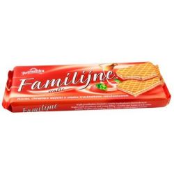 Barquillos sabor fresa FAMILY180gr JUTRZENKA