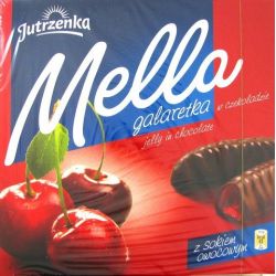 Bombones de jalea sabor guinda en chocolate 190gr x10 MELLA