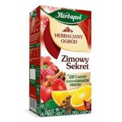 Te con sabor de frutas"ZIMOWY SEKRET" 60g x12 HERBAPOL