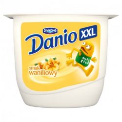 Requeson dulce DANIO XXL con sabor de wanilla 220g x16 DANONE