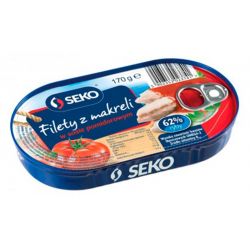 Filete de caballa en salsa de tomate 10x170gr SEKO