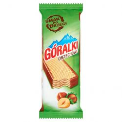 Barquillas GORALKI con crema de chocolate bañado en chocolate 50g x36